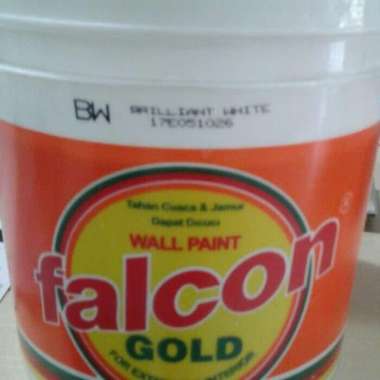 Cat Tembok Brilliat White Merk Falcon Gold 5Kg