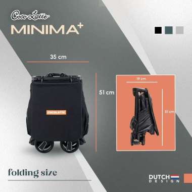 Stroller Cabin Size Cocolatte CL 6911 Minima+ Plus Kereta Dorong Bayi MINIMA+ GREY