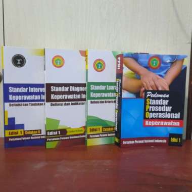 Paket 4 Buku Ppni Terbaru : Sdki Siki Slki Dan Spo Keperawatan