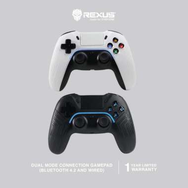 Rexus Gamepad Bluetooth Gladius GX300 Hitam Hall Efect