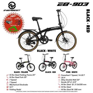 SEPEDA LIPAT EVERBEST 903 by PACIFIC 20 INCH DISC BRAKE