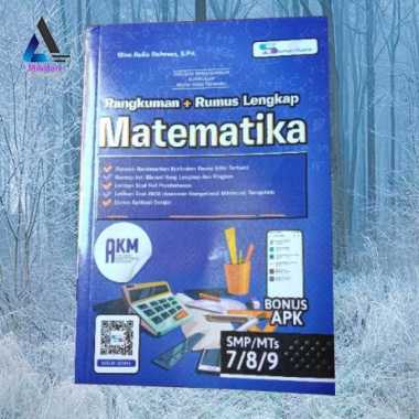 Buku Rangkuman + Rumus Lengkap Matematika Smp/Mts Kelas 7 8 9