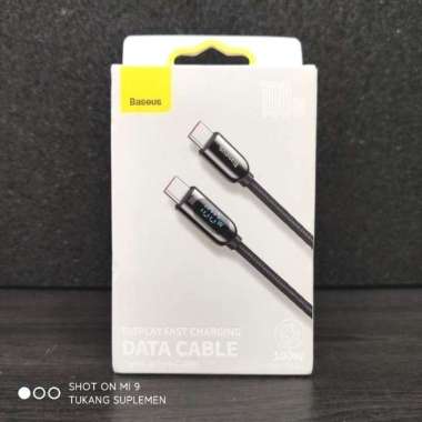 Baseus LED Display Kabel Data Type-C To Type-C 100W PD Fast Charging