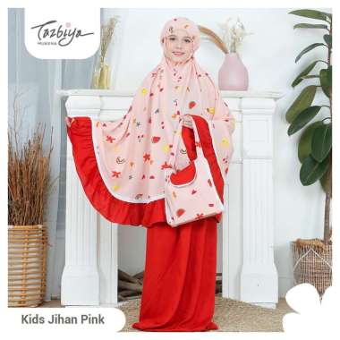 mukena tazbiya anak jihan pink mukena cantik