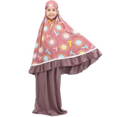 mukena tazbiya anak adiba mocca mukena cantik