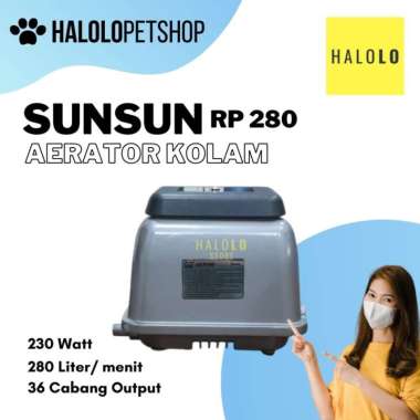 Aerator Kolam SUNSUN RP 280 Pompa Udara Kapasitas Besar Tidak Berisik