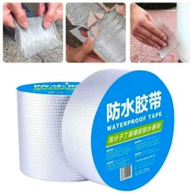 LAKBAN ANTI BOCOR LEM ANTI AIR ALUMUNIUM FOIL WATERPROOF TAPE 5CM 3M 3 METER