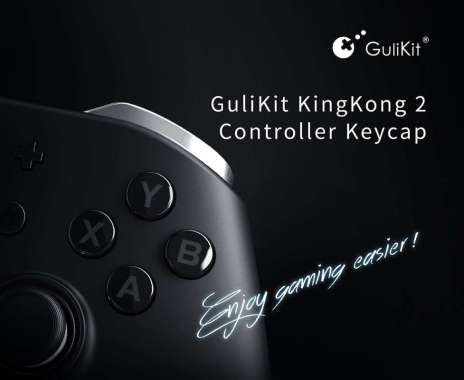 Gulikit NS32 Keycap 4Pcs for Gulikit KingKong 2 Pro NS08/09 Controller BLACK