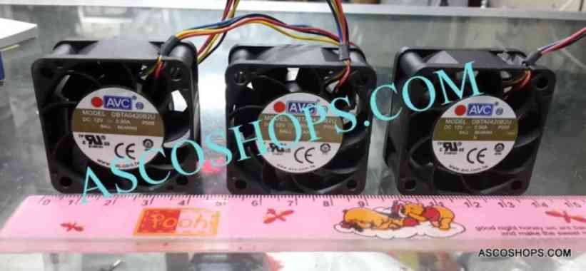 Kipas Fan Kecil 4X4Cm / 4 X 4 Cm Ball Bearing Dc 12V U/ Dvr , Cctv Terbaru