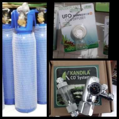 aquascape - paket tabung co2 5kg kandila kcr ufo S Multicolor