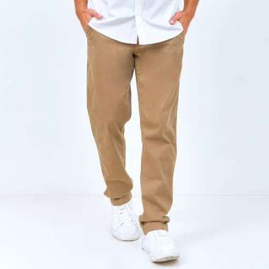 Emba Classic-Celana Panjang Slim warna Dark Khaky - Loverzigo 27
