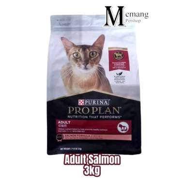 PROPLAN 3Kg -Adult Salmon -Freshpack Cat Food - Makanan Kucing