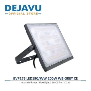 Philips Lampu Sorot LED BVP176 LED220/CW 200W WB GREY CE (WW/NW/CW) CW/Cool White/6500K