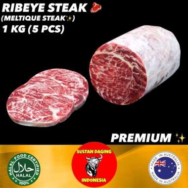 WAGYU RIB EYE MELTIQUE STEAK 1 KG IMPORT AUSTRALIA/RIBEYE MELTIQUE 1KG/ RIBEYE MELTIK/RIB EYE STEAK/