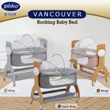 Pliko Baby Box Vancouver / Box Tidur Bayi grey