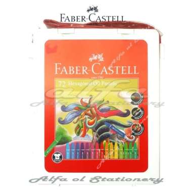Oil Pastel 72 Faber Castell Plastic Case - Crayon - Krayon Pastels 72C Multicolor