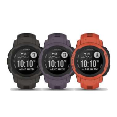 Garmin Instinct 2S Resmi TAM Original Jam Tangan Smart Watch POPPY