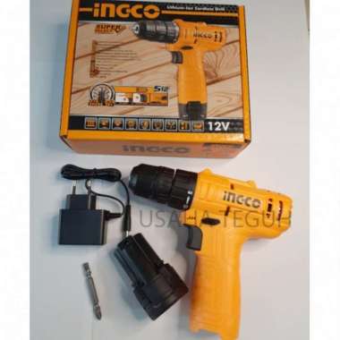 Mesin Bor Baterai 12V Eco Bor Cordless Ingco Super Select CDLI12415