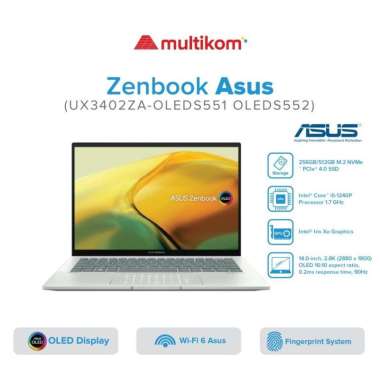 ASUS Zenbook UX3402ZA-OLEDS551 552 EVO i5-1240P 16GB 512GB W11 OHS