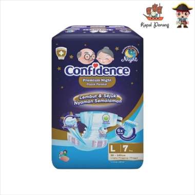Confidence Adult Premium Diaper Popok Dewasa [L/7 pcs]