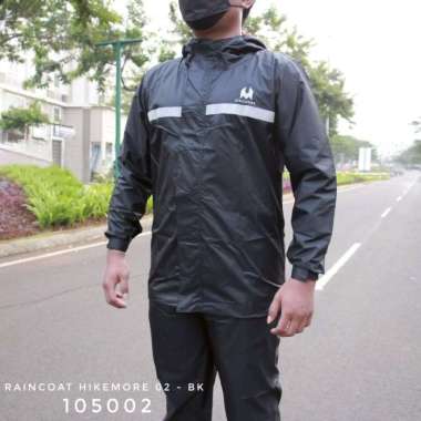 Rainshield Jas Hujan Setelan Rain Coat Razzor Original XL Hikemore Black