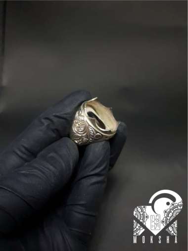 Ring Perak Handmade 925 / Emban Perak RB 20x14mm Ring 19