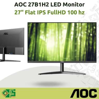 LED AOC 27B1H2 Monitor 27 Inch IPS Flat 100 hz FHD Resmi