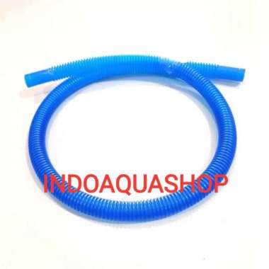 Selang spiral biru aquarium / selang filter