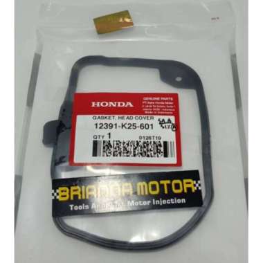 SIL TUTUP KLEP SIL HEAD COVER BEAT FI - VARIO FI SCOOPY FI ORI HONDA 12391 K25 601