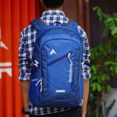 Tas Ransel Eiger Andesite 25L 1.0 Daypack Pria wanita Original cod Biru
