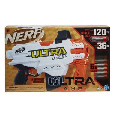Nerf hasbro Ultra AMP Automatic Motorized Blaster with Magazine mainan anak pistol mainan