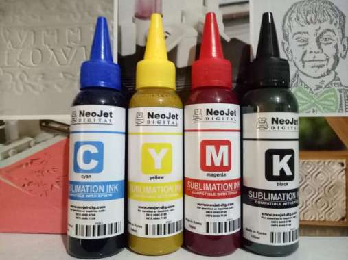 Tinta sublim sublimasi korea premium Cyan