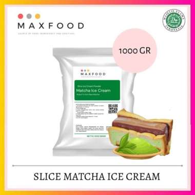 [1Kg] Bubuk Es Krim Potong Green Tea / Es Potong Matcha