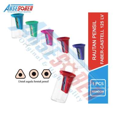 Aksesoren Rautan Faber Castell [125 LV / 1 Pcs] / Sharpener Serutan Faber-Castell Rautan Pensil Manu