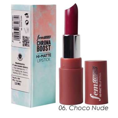 Lipstik Fem Colour Chroma Boost Hi-Matte 02. Love Crush