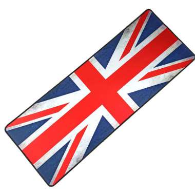 Mouse Pad Gaming Besar Desk Mat Alas Mouse Motif UK Flag CNS