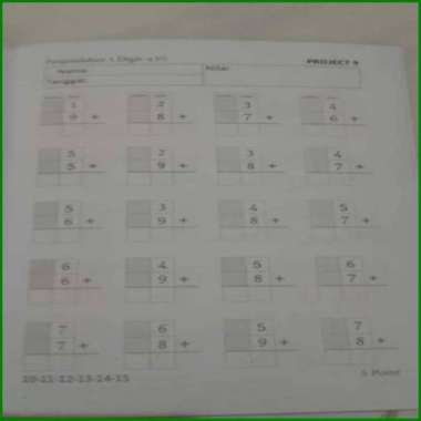 Buku Anak Penjumlahan Pengurangan Modul Latihan Berhitung Matematika S