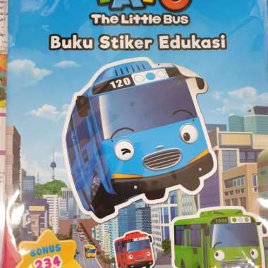 Tayo The Little Bus: Buku Stiker Edukasi