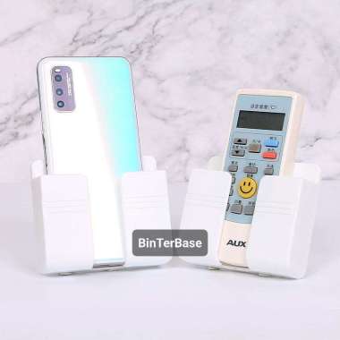 Holder Remot hp remot tempel dinding rak charger gantung tembok phone