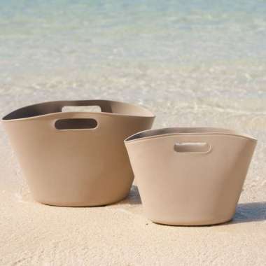 Lee Vierra Wet Bucket Bag, Tas Pantai Tahan Air Small Pink Pearl