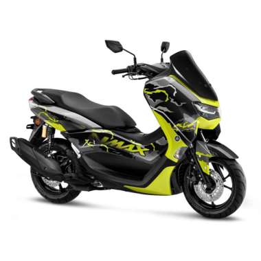 Stiker Full body Decal Motor Yamaha NMAX Old NEW - Grafis Abstract 2 New nmax Kuning