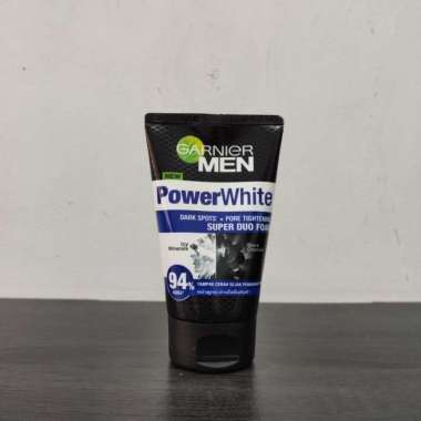 Sabun Cuci Muka Face Wash Garnier Men Power White Super Duo Foam 100ml