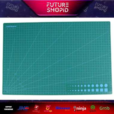 cutting mat a3 double side / alas potong 2 sisi ukuran 45 x 30 cm Multicolor