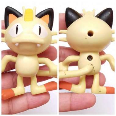 Mainan / Pajangan Patung Action Figure Pokemon Meowth Toys Bekas