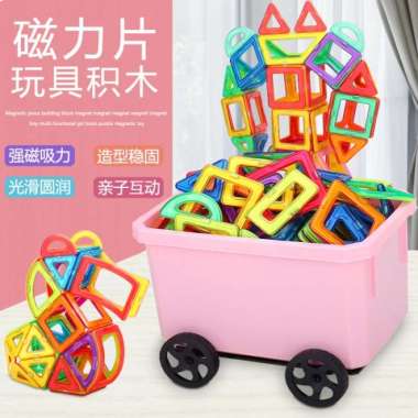 baapaang - magnetic building block / mainan montessori building block