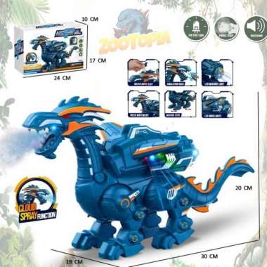 mainan robot dino naga dragon bersayap dinosour binatang zootopia