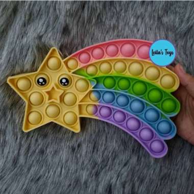 pop it shooting star_pop it bintang_pop it pelangi_pop it galaksi