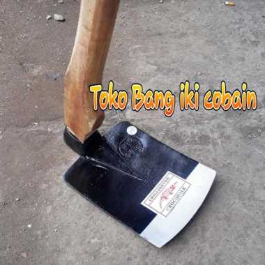 Cangkul pacul baja asli crocodile plus Gagang