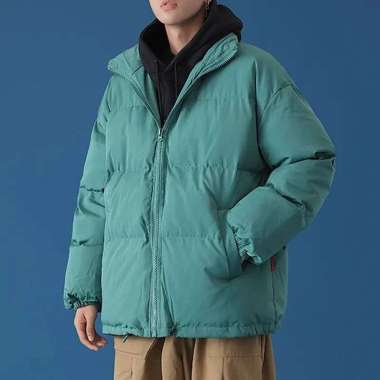 Jaket Musim Dingin Mantel Gelembung warna warni Harajuku Jaket Pria/wanita Jaket Hiphop Jaket Puffer