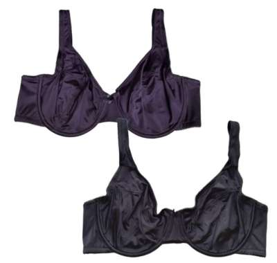 Bra C&A Polos 2 Dark Color Dark Purple 42DD